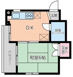 シャルムハイツモトハラの物件間取画像